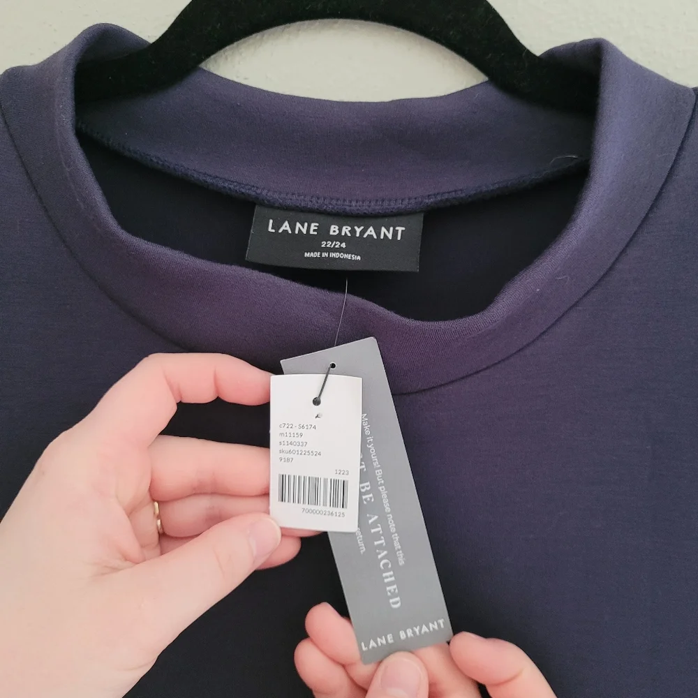 Lane Bryant T Shirt Dress Sz 22/24 - Picture 4 of 8